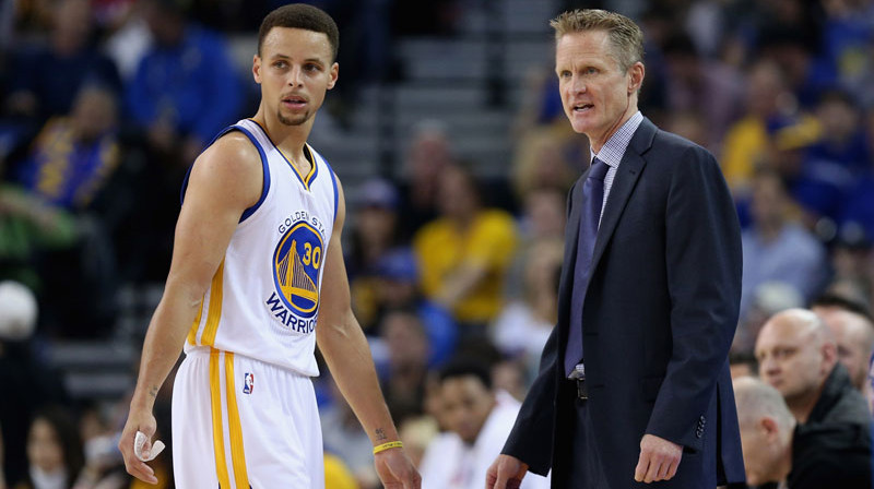 Stefens Karijs un Stīvs Kers
Foto: AFP/Scanpix