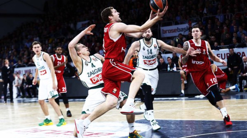 Jānis Strēlnieks: divdesmitā uzvara Vācijā pēc kārtas
Foto: Brose Baskets
