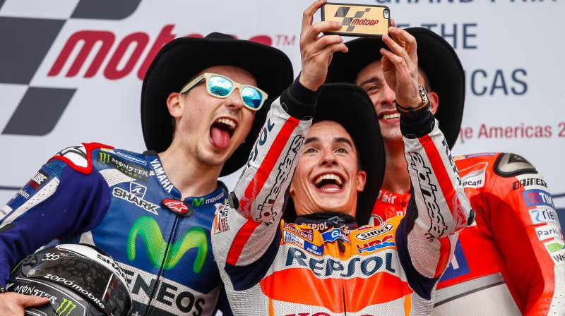 Teksasas ASV posma ātrākie braucēji
Foto: motogp.com