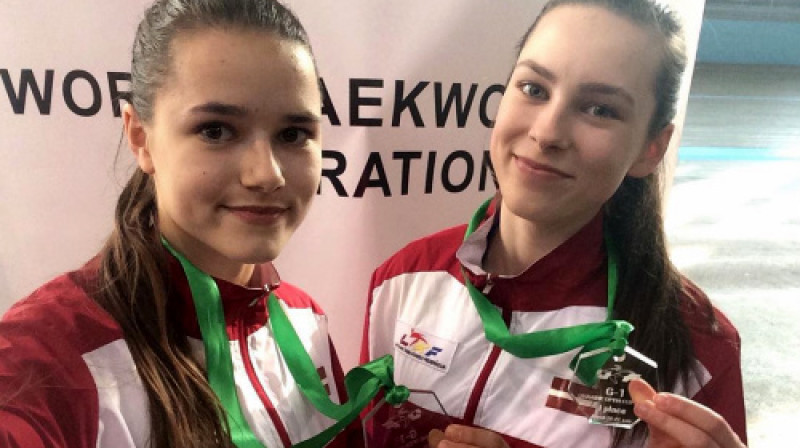 Inese Tarvida un Jolanta Tarvida 
Foto: instagram.com/inese_tkd