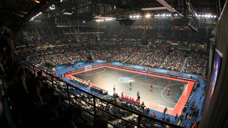 Šajā arēnā 2017. gada sākumā notiks Eiropas čempionāts telpās.
Foto: scanpix/SIPA