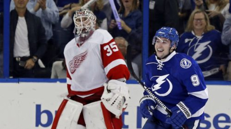 Tailers Džonsons pret "Red Wings" guva četrus punktus
Foto: AFP/Scanpix