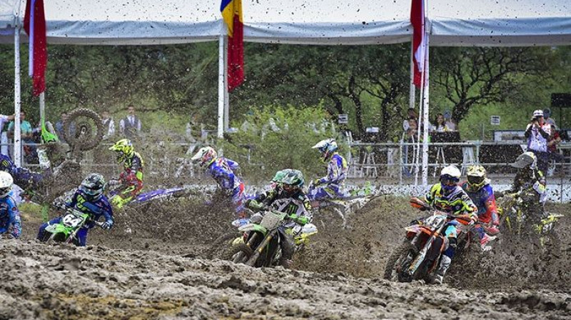 Meksikas MX2 sacīkšu starts 2015. gadā
Foto: mxgp.com
