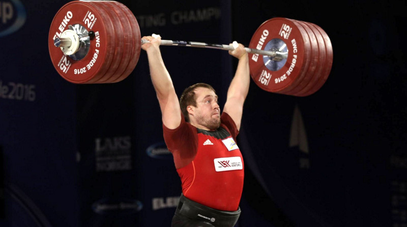 Artūrs Plēsnieks. Foto: European Weightlifting Federation
