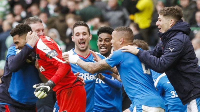 "Rangers" futbolisti izbauda uzvaru
Foto: AP/Scanpix