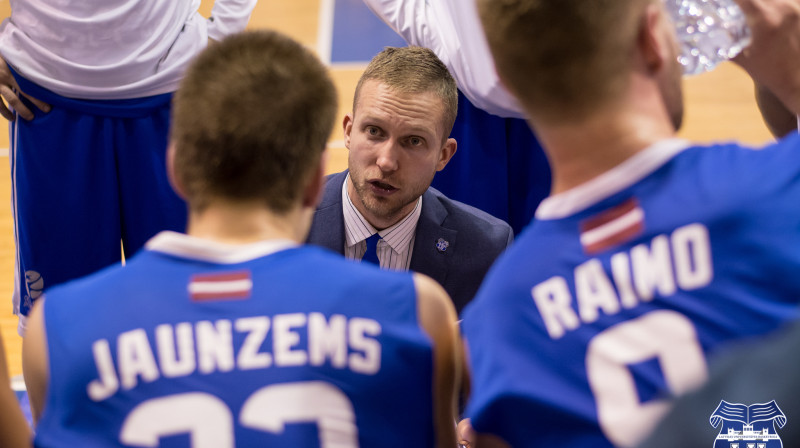 LU komandas galvenais treneris Artūrs Visokcis-Rubenis
Foto: Māris Greidāns, bk.lu.lv