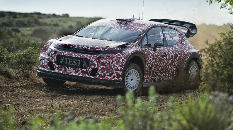 Jaunais modelis darbībā
Foto: wrc.com