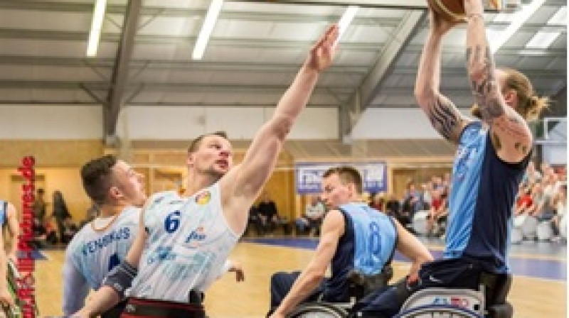Raiminds Beginskis: Gada ratiņbasketbolists 2014. un 2015.gadā.
Foto: ratinbasketbols.lv