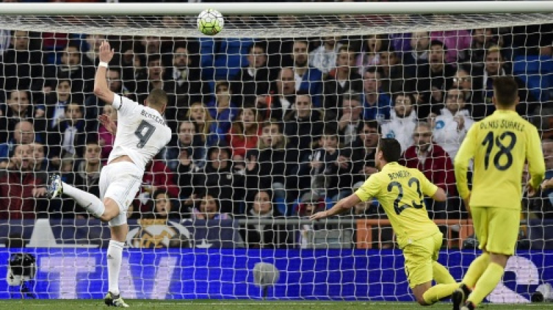 Karims Benzemā veikli noreaģēja pirmo vārtu epizodē
Foto: AFP/Scanpix