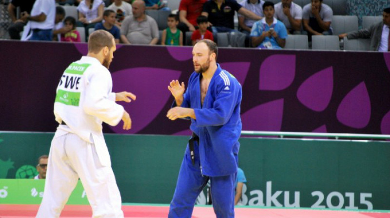 Martins Paceks un Jevgeņijs Borodavko 
Foto: Mārtiņš Mālmeisters, olimpiade.lv