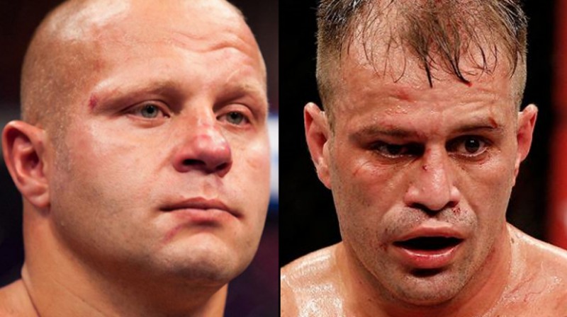 Fjodors Jemeļjaņenko (no kreisās) un Fabio Maldonado
Foto: sherdog.com