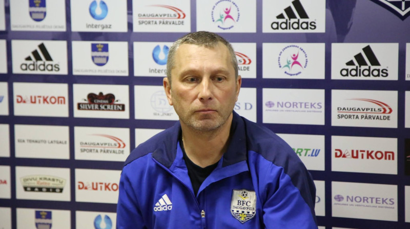 Sergejs Pogodins, ''Daugavpils'' galvenais treneris
Foto: bfcdaugava.lv