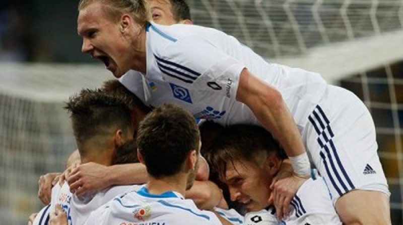 Kijevas "Dynamo" līksmo
Foto: fcdynamo.kiev.ua