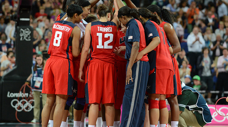 ASV izlase 2012. gadā Londonā
Foto: USA Basketball