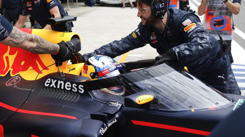 "Red Bull" formulas vējstikls
Foto: TT NYHETSBYRÅN/Scanpix