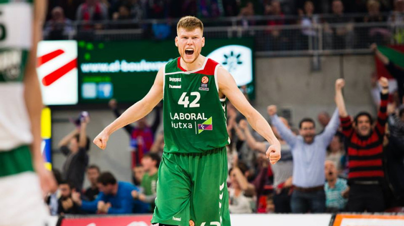 Dāvis Bertāns: 16 punkti uzvarā pār "Gipuzkoa Basket"
Foto: Baskonia