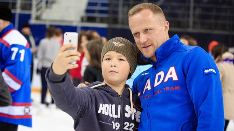 Toljati fans un Artis Ābols
Foto: Vladimirs Miro / hclada.ru