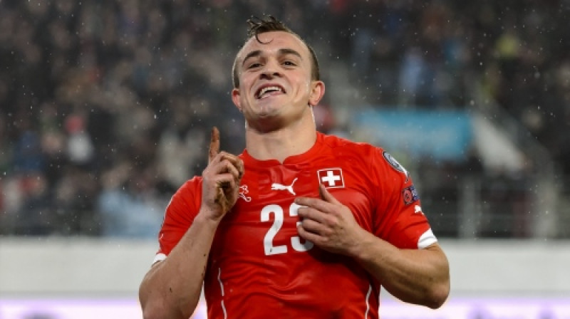 Džerdans Šačiri - viens no slavenākajiem Kosovas albāņu futbolistiem
Foto: AFP/Scanpix