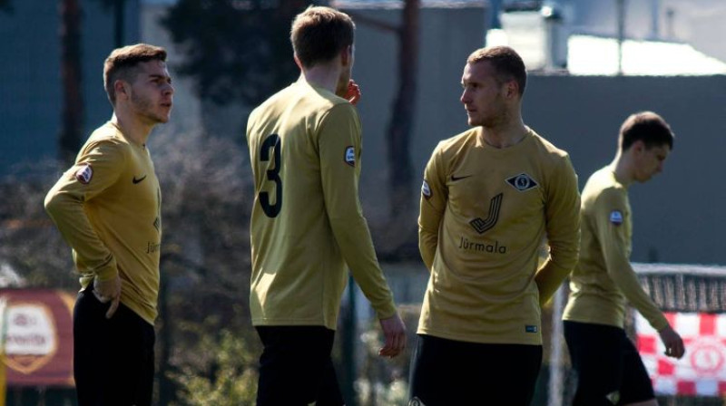 Jūrmalas "Spartaka" futbolisti
Foto: Māris Greidāns/Futbola Virslīga