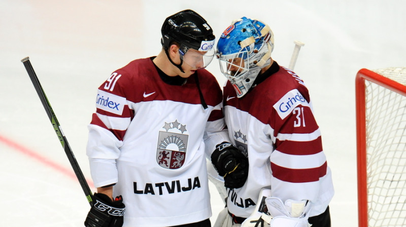 Ronalds Ķēniņš un Edgars Masaļskis
Foto: Edijs Pālens, Leta