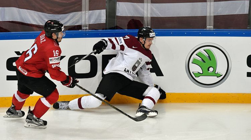 Rafaels Diazs un Oskars Cibuļskis
Foto: AFP/Scanpix