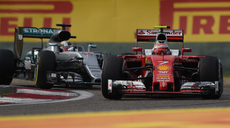 Kimi Raikonens un Luiss Hamiltons
Foto: AFP/Scanpix