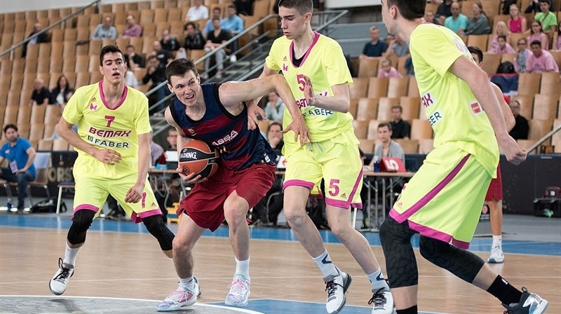 Rodions Kurucs spēlē pret Belgradas "Mega Leks"
Foto: euroleague.net