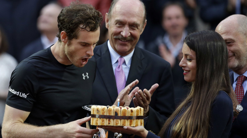 Dzimšanas dienas kūka un "Masters" tituls – viss vienā dienā!
Foto: AP/Scanpix