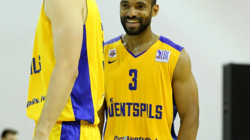 Villijs Dīns: 22 punkti un BK "Ventspils" uzvara pār Čempionu līgas grupas līderiem.
Foto: Ģirts Staris