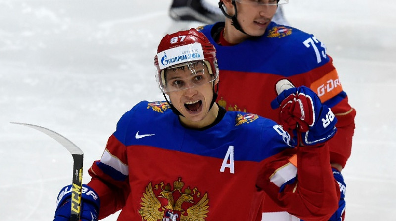 Vadimam Šipačovam šajā mačā 2+1
Foto: AFP/Scanpix