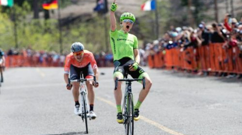 Toms Skujiņš svin pirmo uzvaru "Cannondale" komandas sastāvā
Foto: www.cbgphoto.com