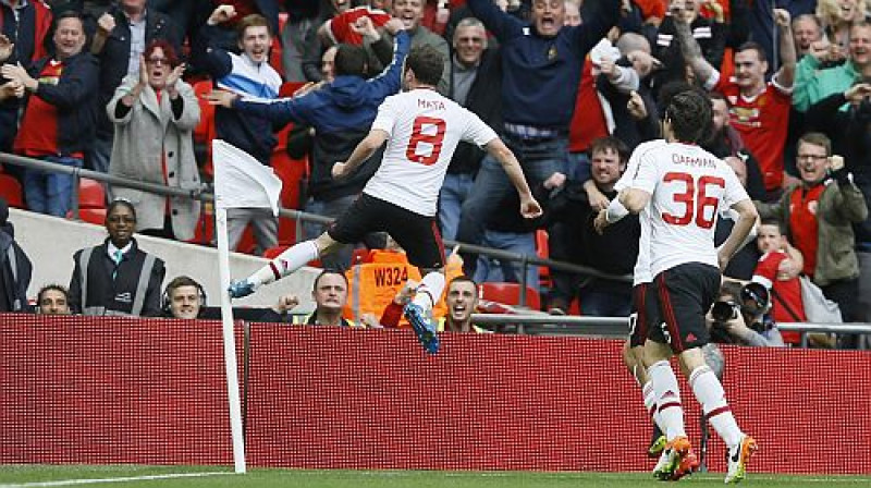 Mančestras ''United'' pamatlaika izskaņā izrauj neizšķirtu
Foto: AP/Scanpix