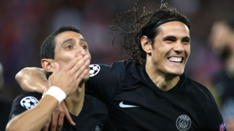 Dārgākie pirkumi Francijas futbola vēsturē - Anhels Di Marija (63 miljoni eiro) un Edinsons Kavani (64,5)
Foto: AP/Scanpix