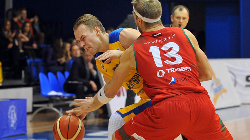 Māris Gulbis pret Gintu Antropu
Foto: bkventspils.lv