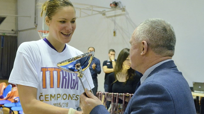 Zenta Meļņika: LSBL izslēgšanas turnīra vērtīgākā spēlētāja
Foto: Romualds Vambuts