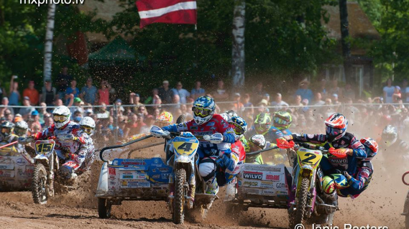Pasaules čempionāta sacīkstes Stelpē
Foto: Jānis Pastars, mxphoto.lv