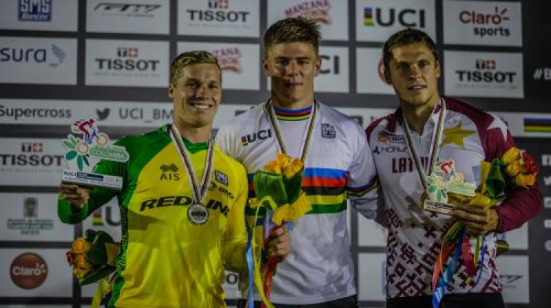 Māris Štrombergs (no labās)
Foto: uci.ch