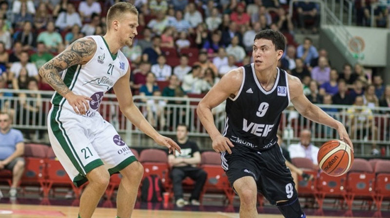 Fransisko Kruss pēdējās divās spēlēs bijis VEF panākumu atslēga. 
Foto: Mikus Kļaviņš, vefriga.com
