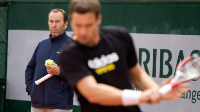 Ginters Bresniks un Ernests Gulbis
Foto: Matiass Hauers/GEPA pictures