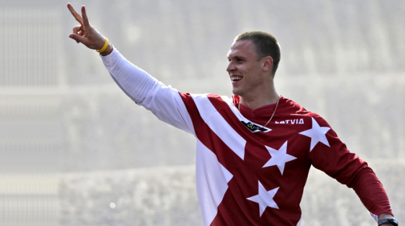 Divkārtējais olimpiskais čempions M.Štrombergs 
Foto: AP/Scanpix