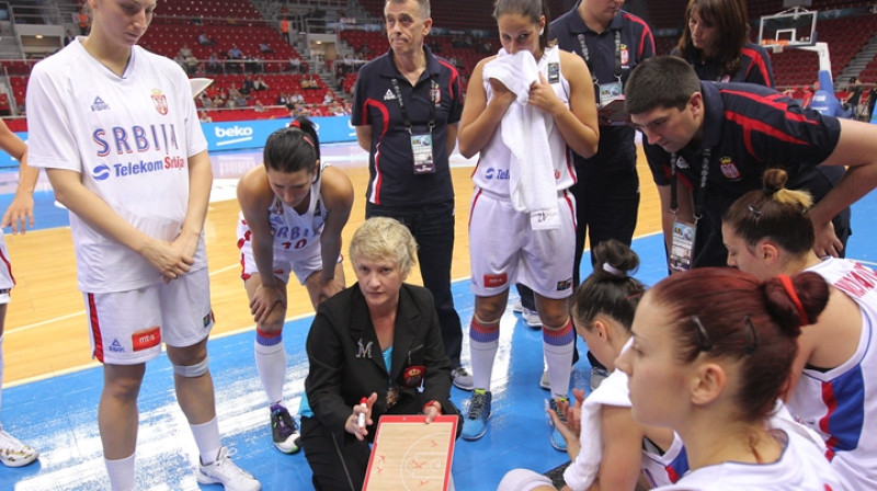 Serbija sieviešu izlases galvenā trenere Marina Maljkoviča.
Foto: publicitāte