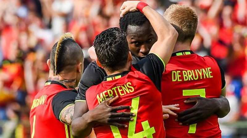 Beļģija atzīmē pirmo vārtu guvumu
Foto: AP/Scanpix