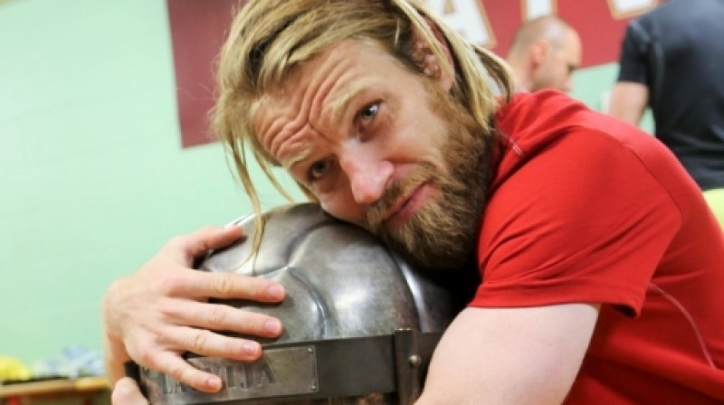 Kaspars Gorkšs ar Baltijas kausu
Foto: LFF.lv