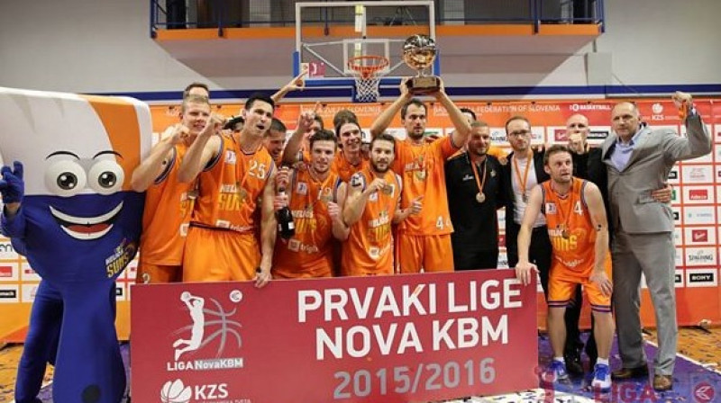"Helios Suns" - 2016. gada Slovēnijas čempione 
Foto: kzs.si