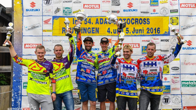 Pjedestāls blakusvāģu motokrosā Roitlingenā
Foto: Jens Körner