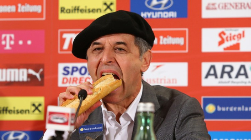 Marsels Kollers pēc uzvaras Zviedrijā (4:1) un ceļazīmes nodrošināšanas
Foto: heute.at
