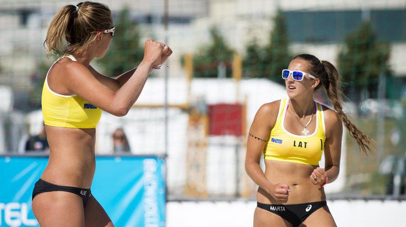 Alise Lece un Marta Ozoliņa
Foto: cev.lu