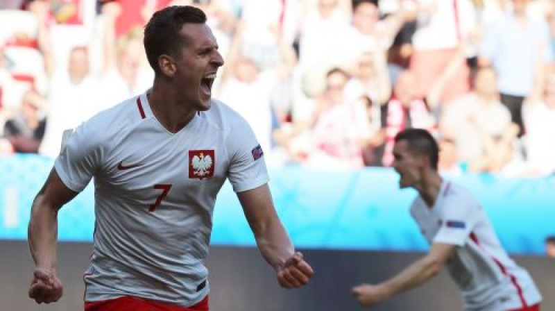 Arkadiušs Miliks, vienīgo vārtu autors
Foto: AP/Scanpix