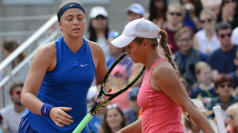 Aļona Ostapenko un Jūlija Putinceva
Foto: Christopher Levy
