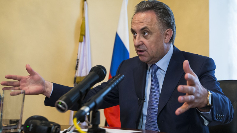 Krievijas sporta ministrs Vitālijs Mutko
Foto: AP/Scanpix